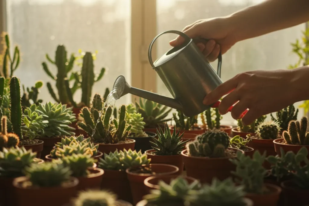 como cuidar de cactos e suculentas
