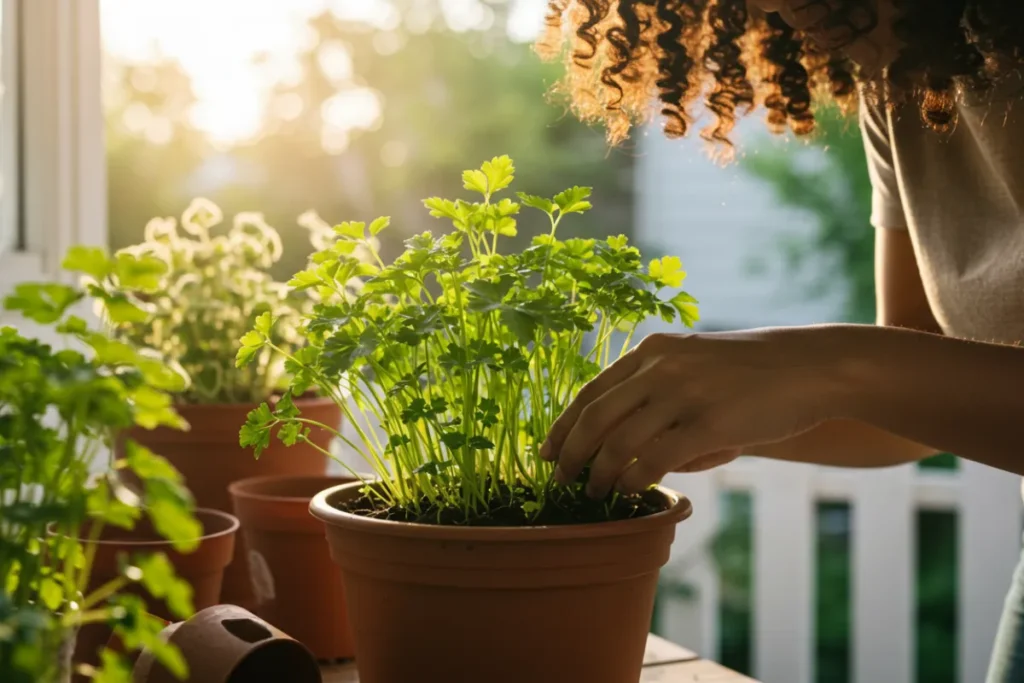 Como cultivar salsinha
