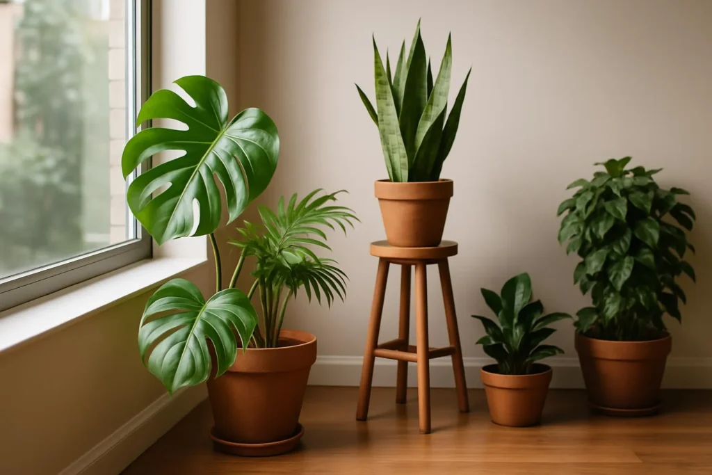 iluminação ideal para plantas