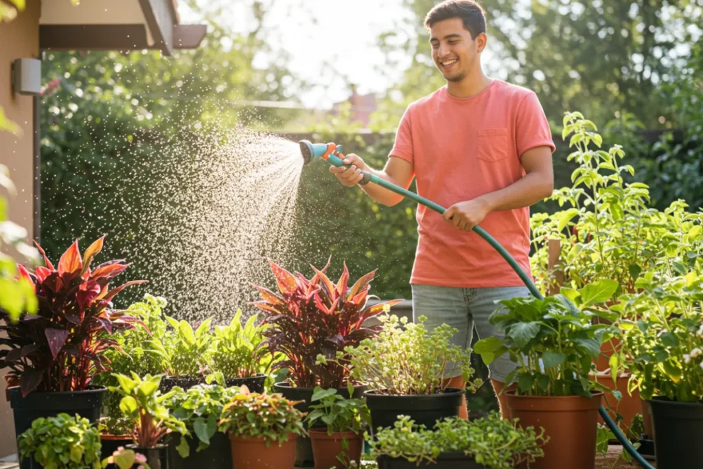 rega de plantas