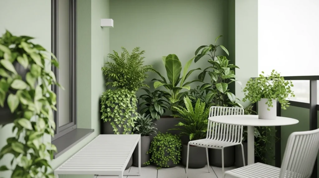 Cantinho verde em casa