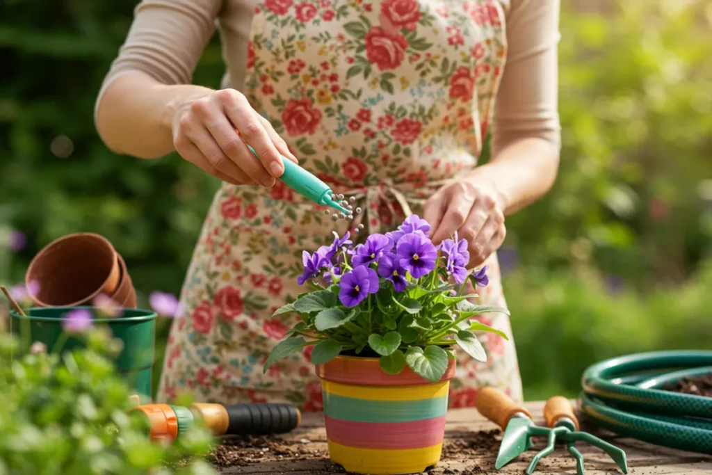 Como cultivar violetas sempre floridas