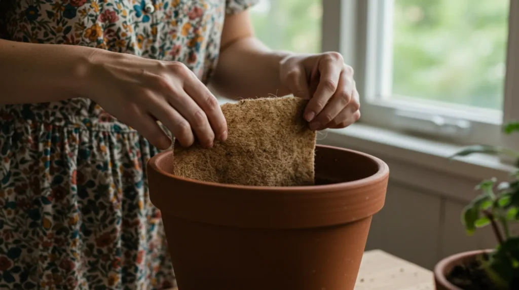 Como fazer drenagem no vaso de planta