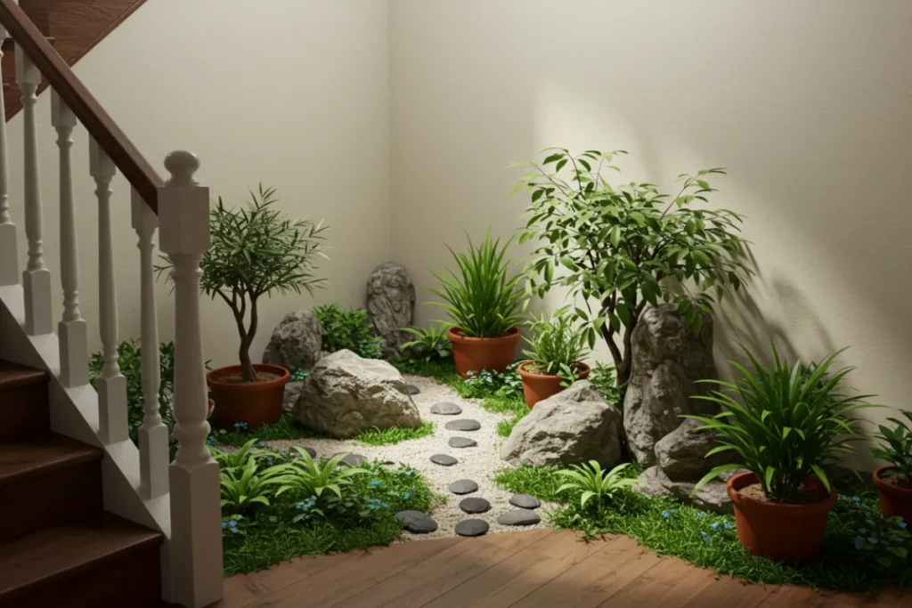 Como montar um jardim de inverno simples