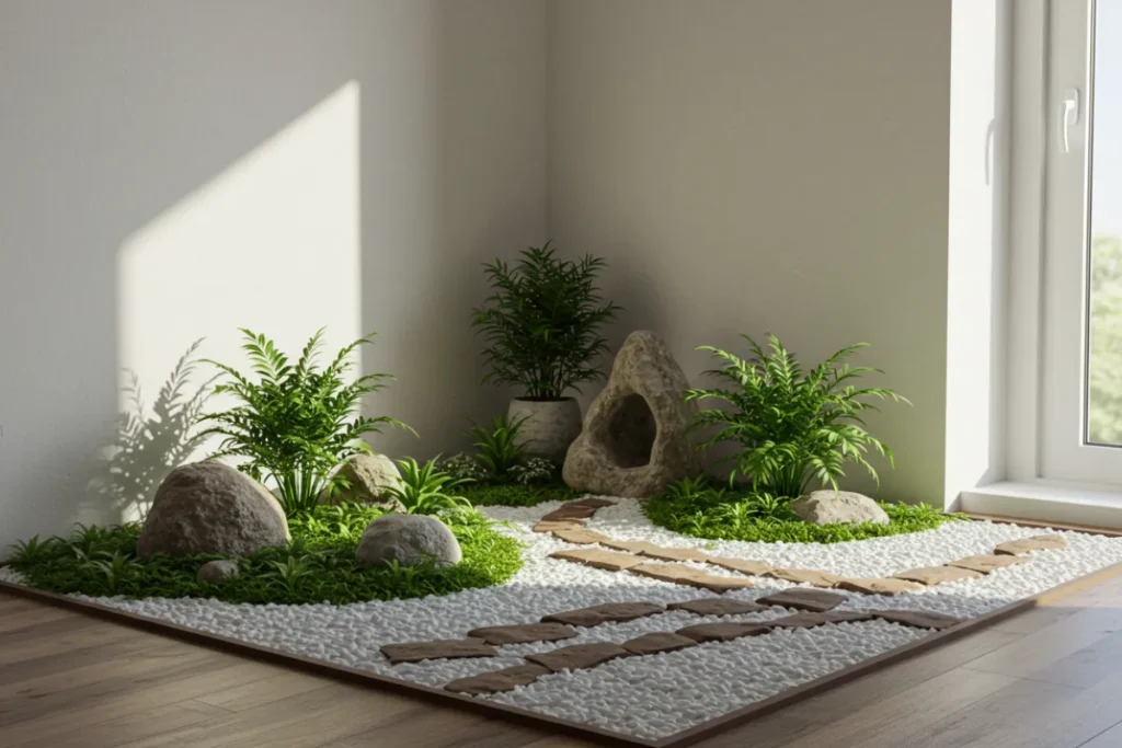 Como montar um jardim de inverno simples