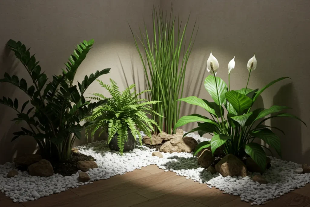 Como montar um jardim de inverno simples