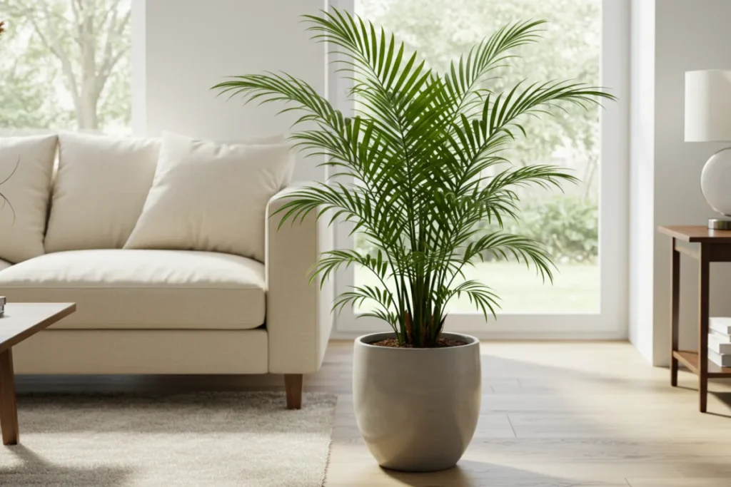 Palmeira areca bambu