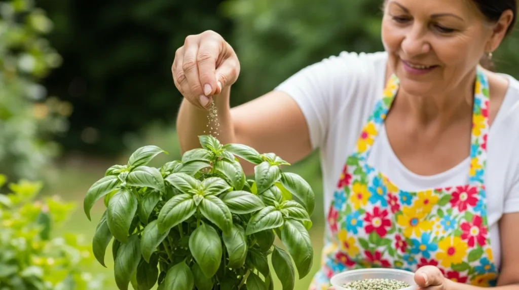 como cultivar o manjericão