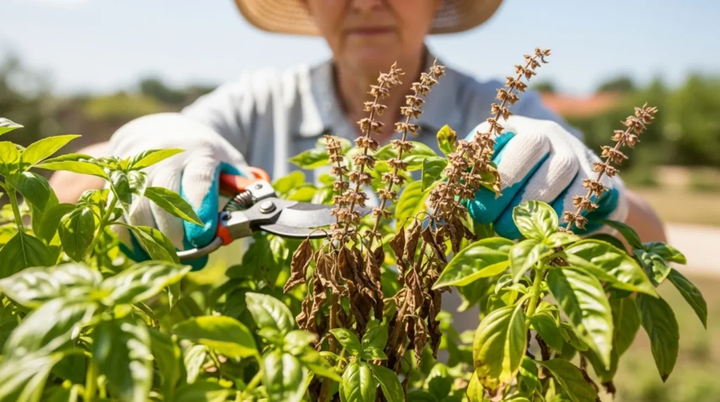 como cultivar o manjericão