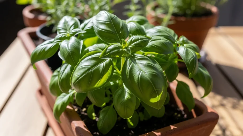 como cultivar o manjericão