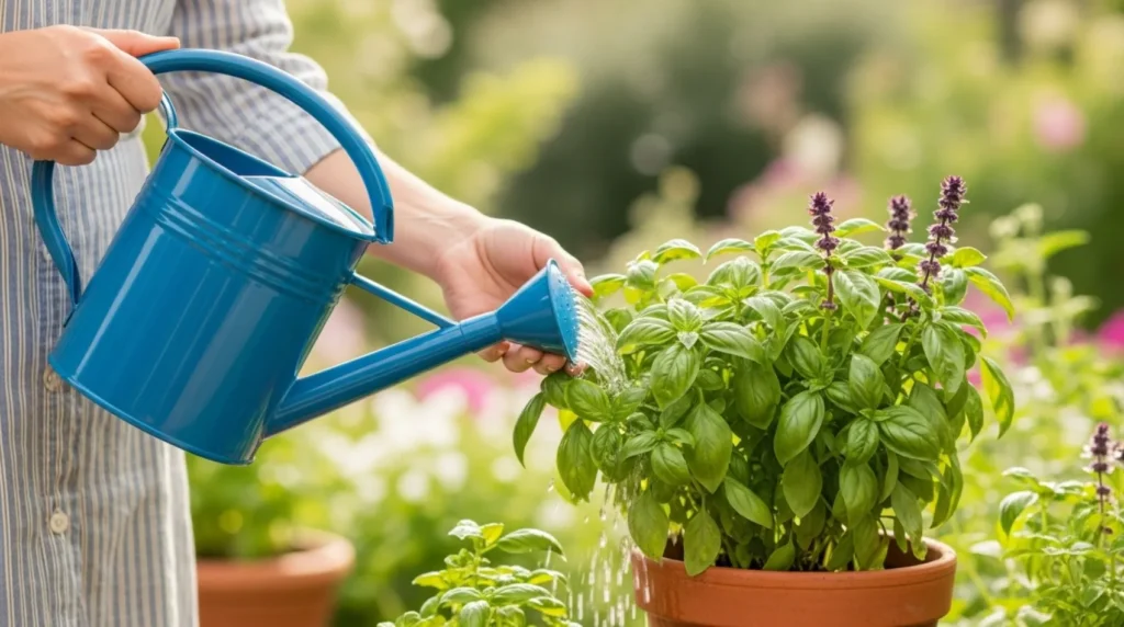 como cultivar o manjericão