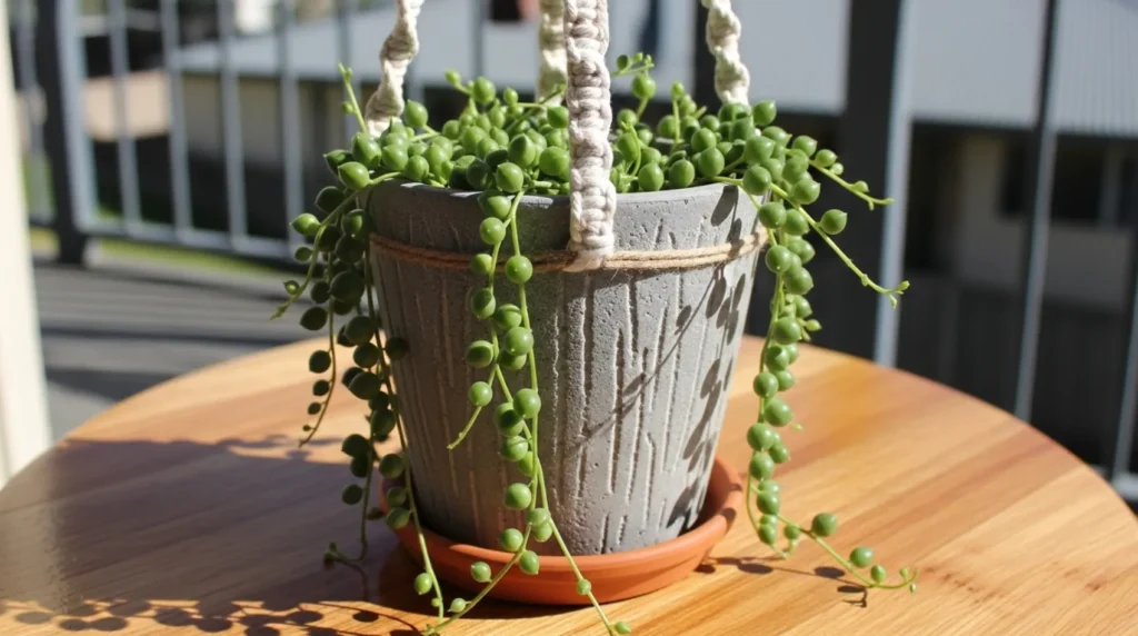 Suculenta Colar de Pérola Gosta de Sol