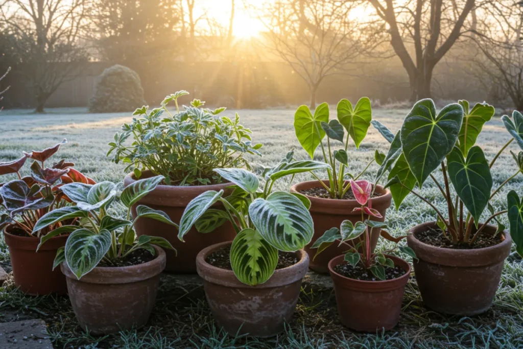 como proteger as plantas do frio
