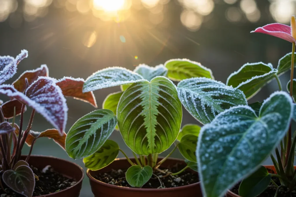 como proteger as plantas do frio