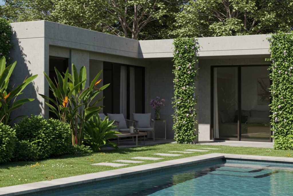 plantas para piscina