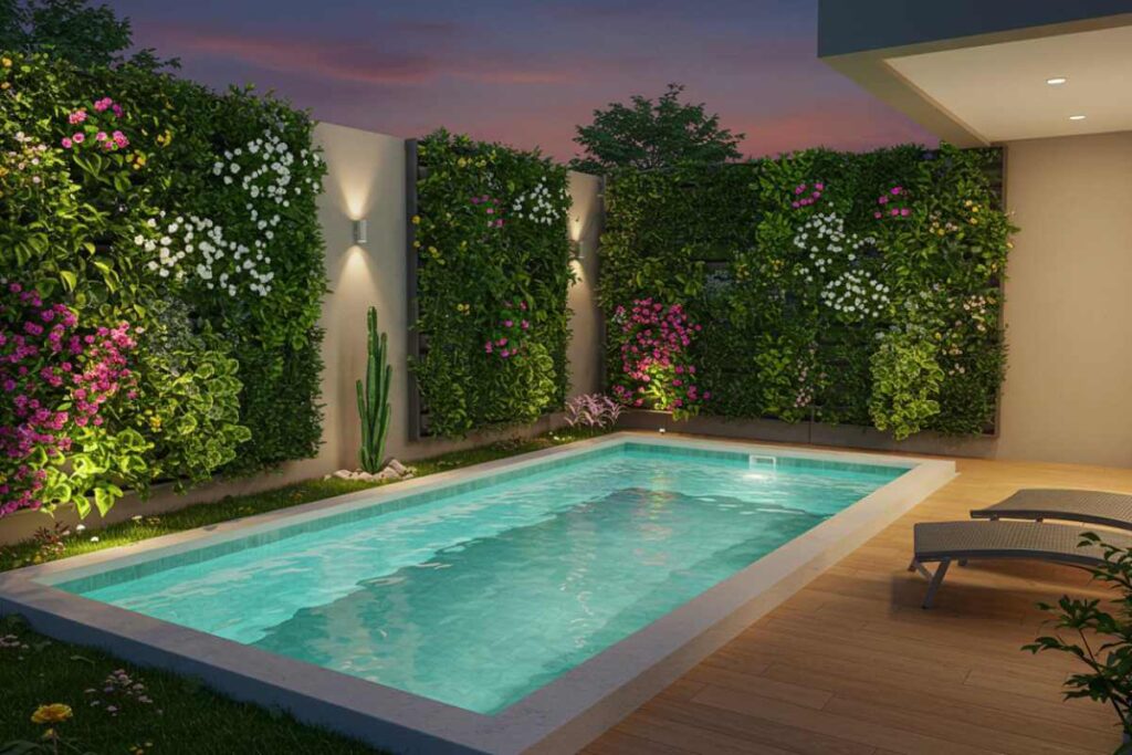 plantas para piscina
